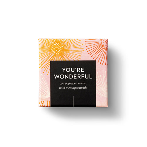 Thoughtfulls Note Cards: You're Wonderful