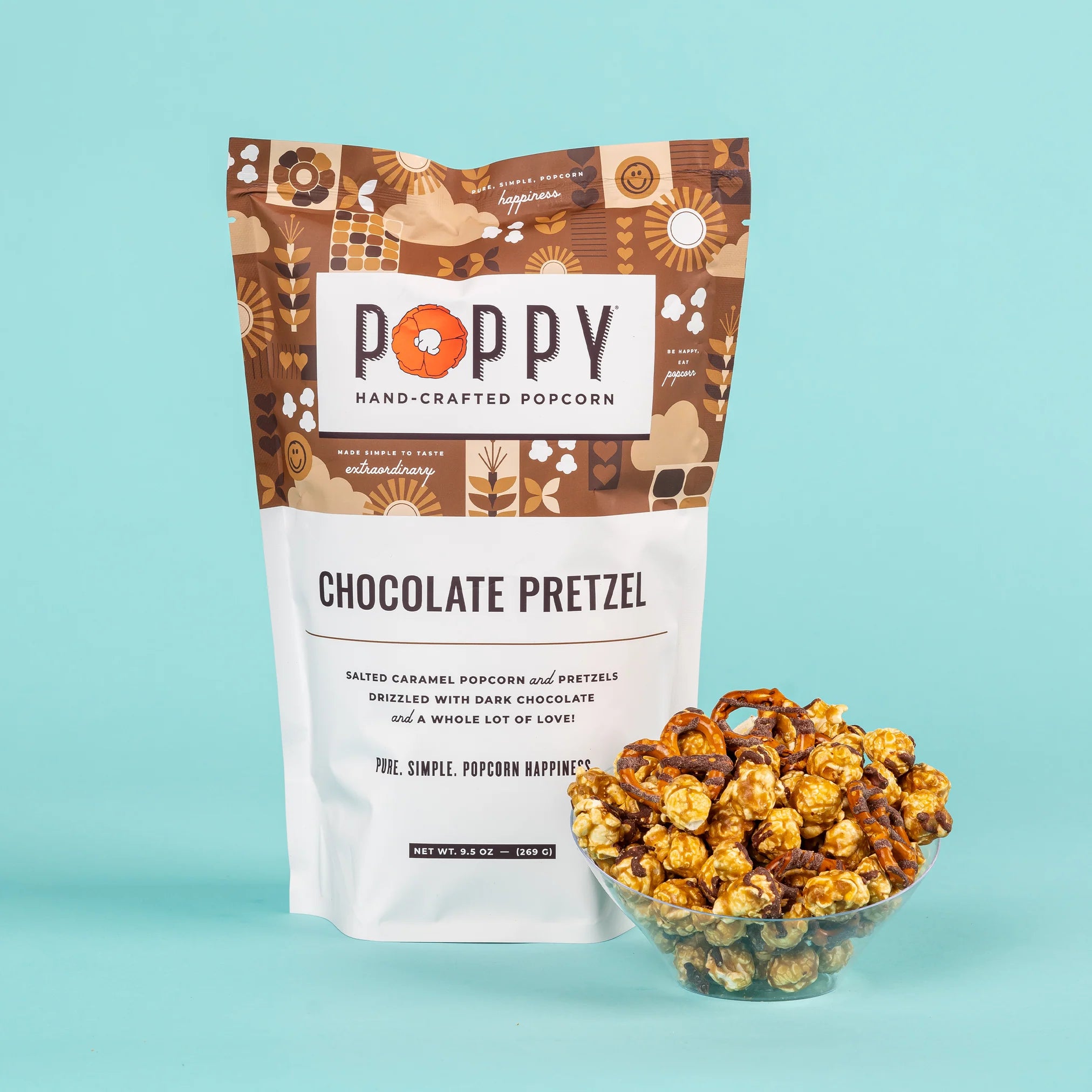 Poppy Popcorn - Dark Chocolate Pretzel
