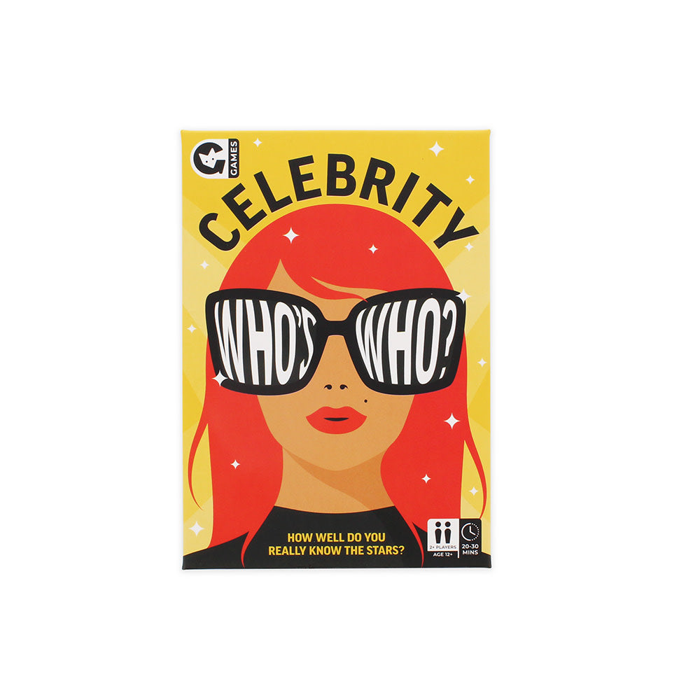 Celebrity Who's Who? Card Game