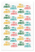 Coast & Cotton Hand Towel - Holiday Pontoon Boats