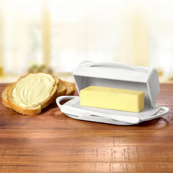 Butterie Flip-Top Butter Dish with Butter Knife