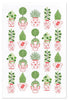 Coast & Cotton Hand Towel - Holiday Ginger Jar Planters