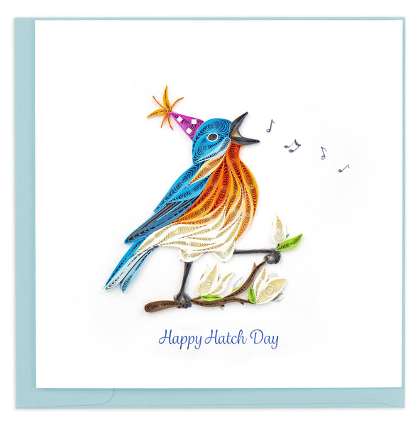 Quilled Happy Hatch Day Greeting Card