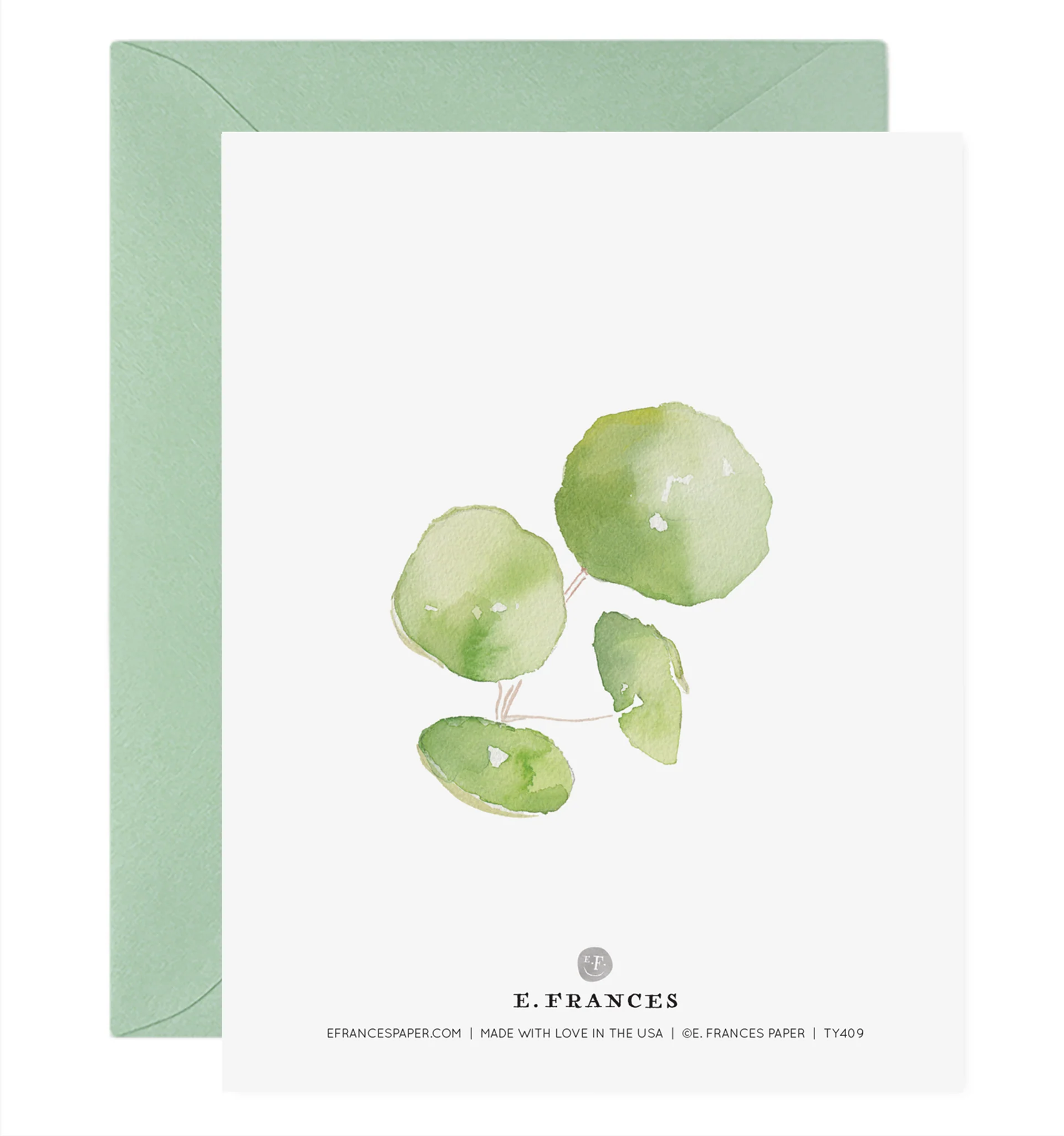 Pancake Plant Thank You Greeting Card