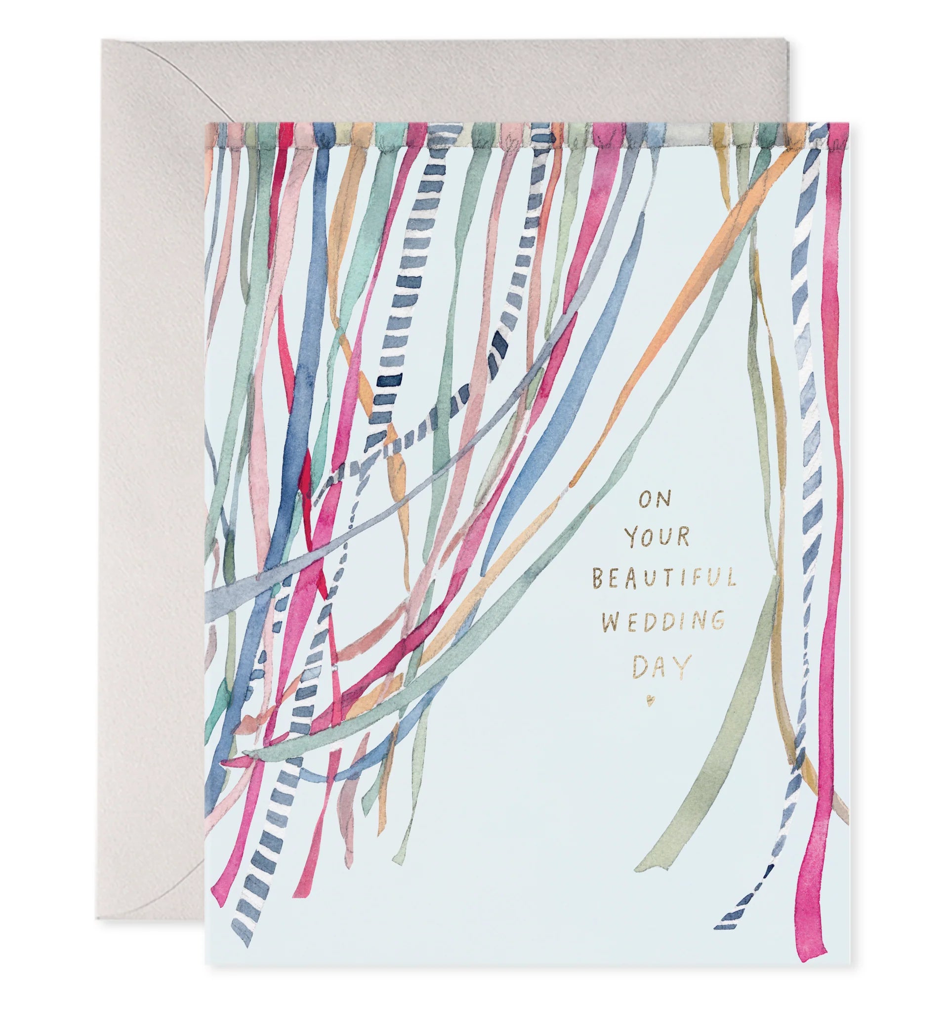 Wedding Ribbons Greeting Card