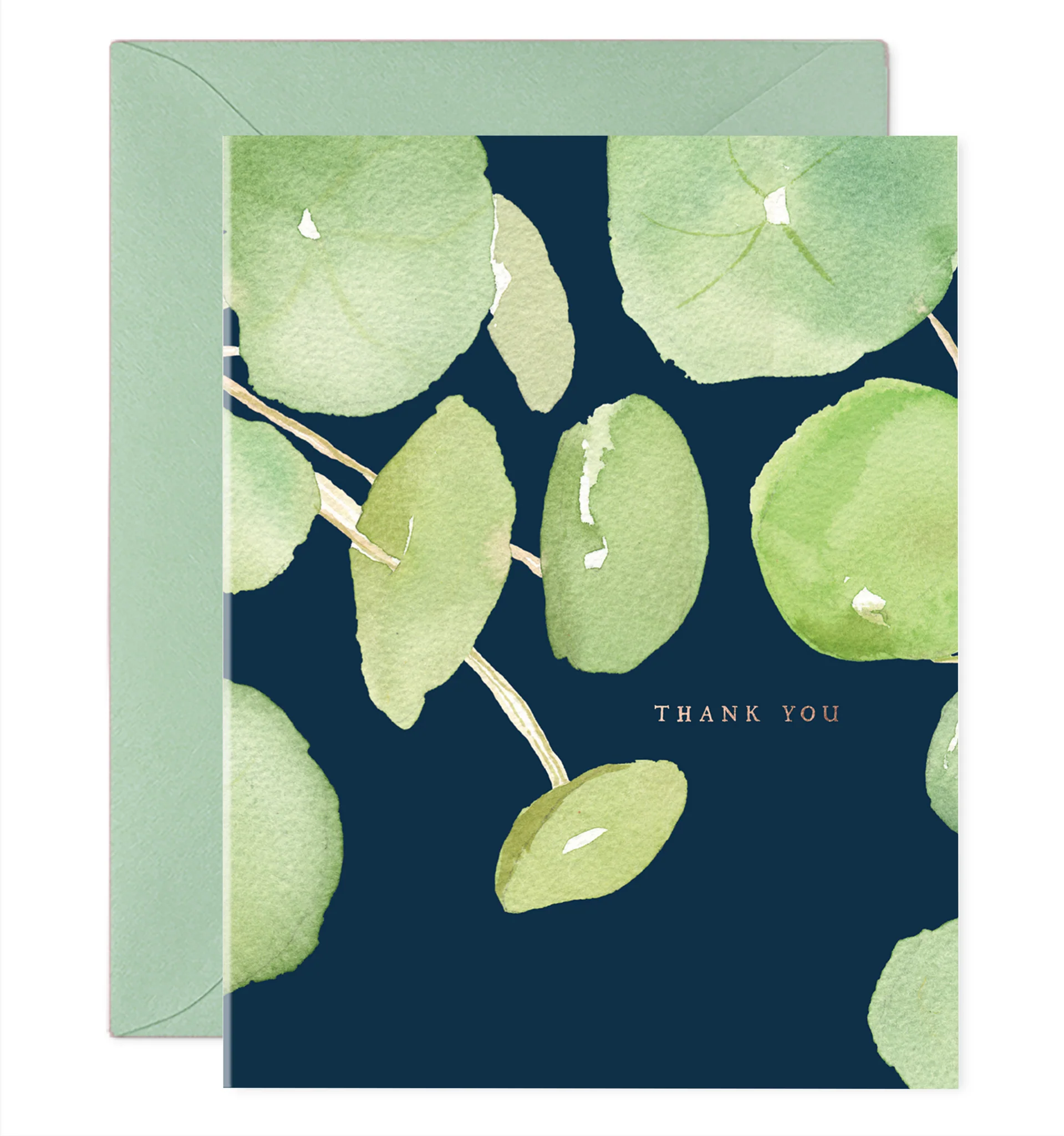 Pancake Plant Thank You Greeting Card