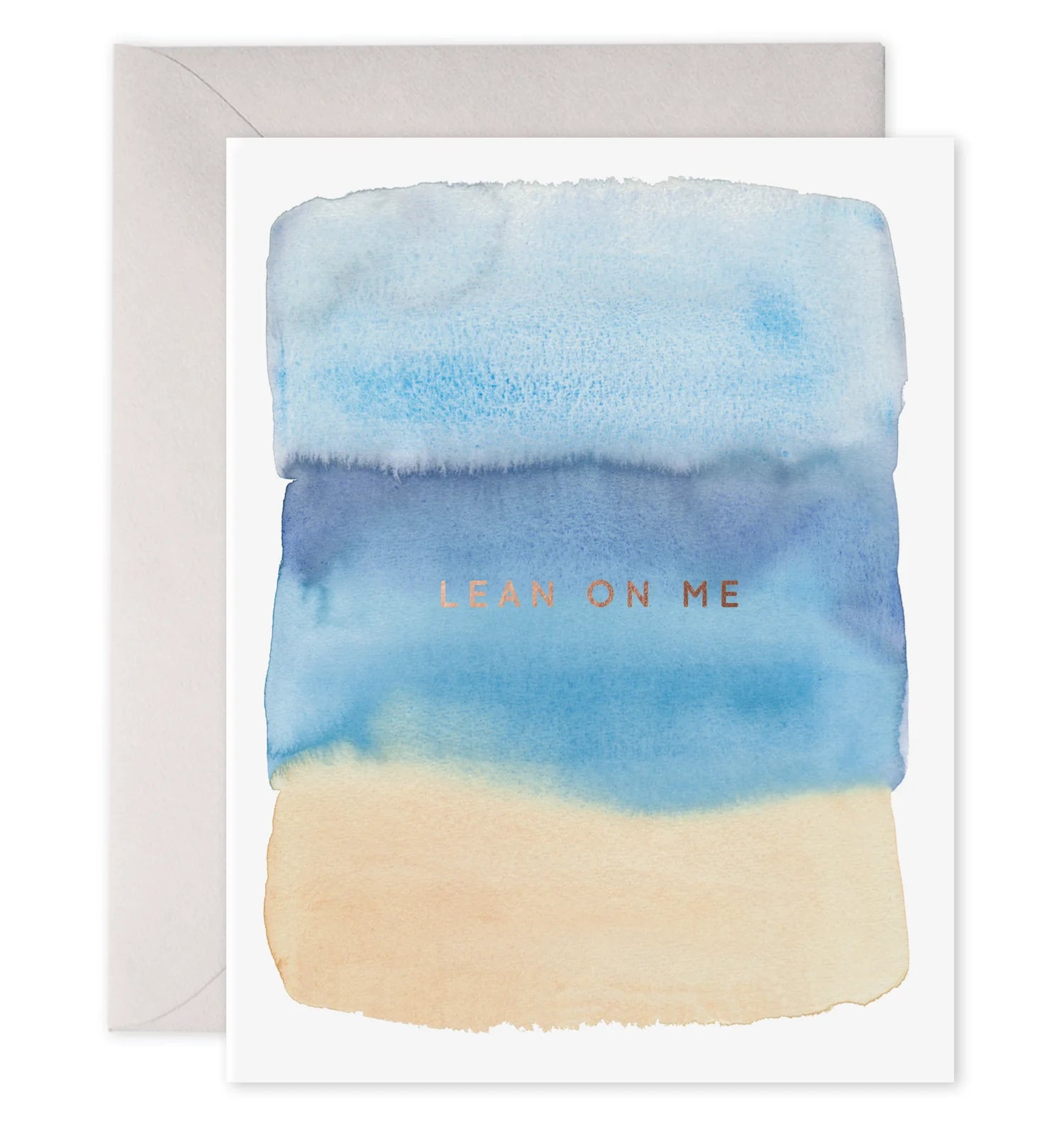 Lean On Me Greeting Card