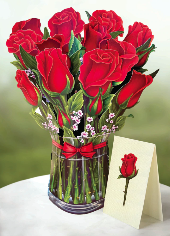 FreshCut Paper Flowers - Red Roses