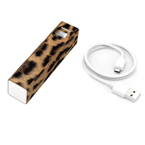 Portable Phone Charger Leopard