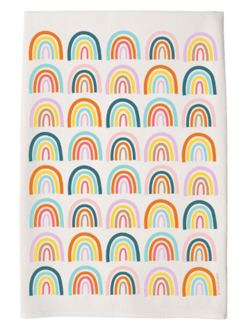 Coast & Cotton Hand Towel - Rainbows